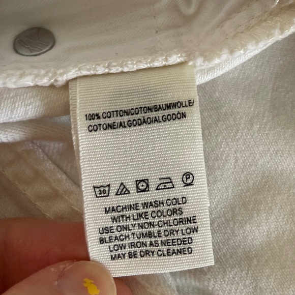 We The Free Zipper White Denim Mini Skirt Size 25 🌻🌼🌻 - Picture 14 of 15